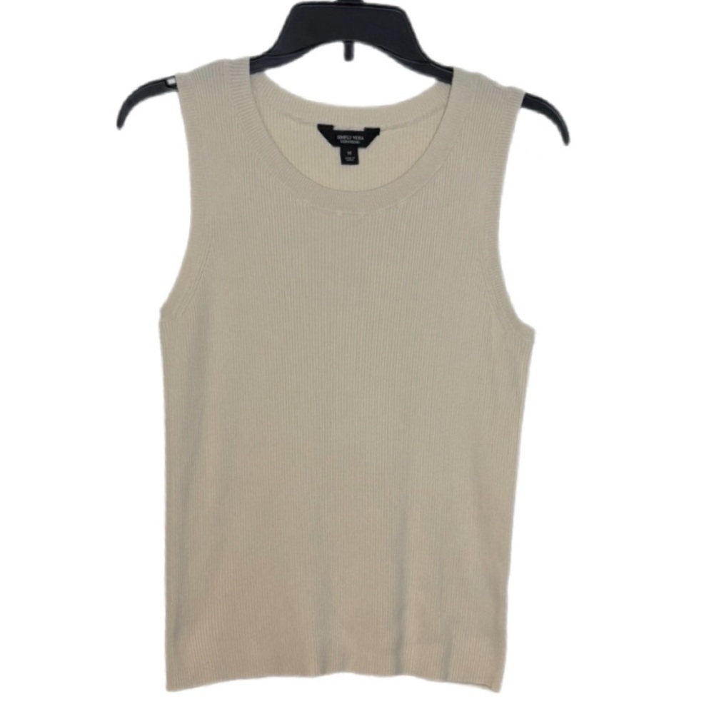 Simply Vera Wang Ribbed Sweater Tank Top NWOT Size Medium